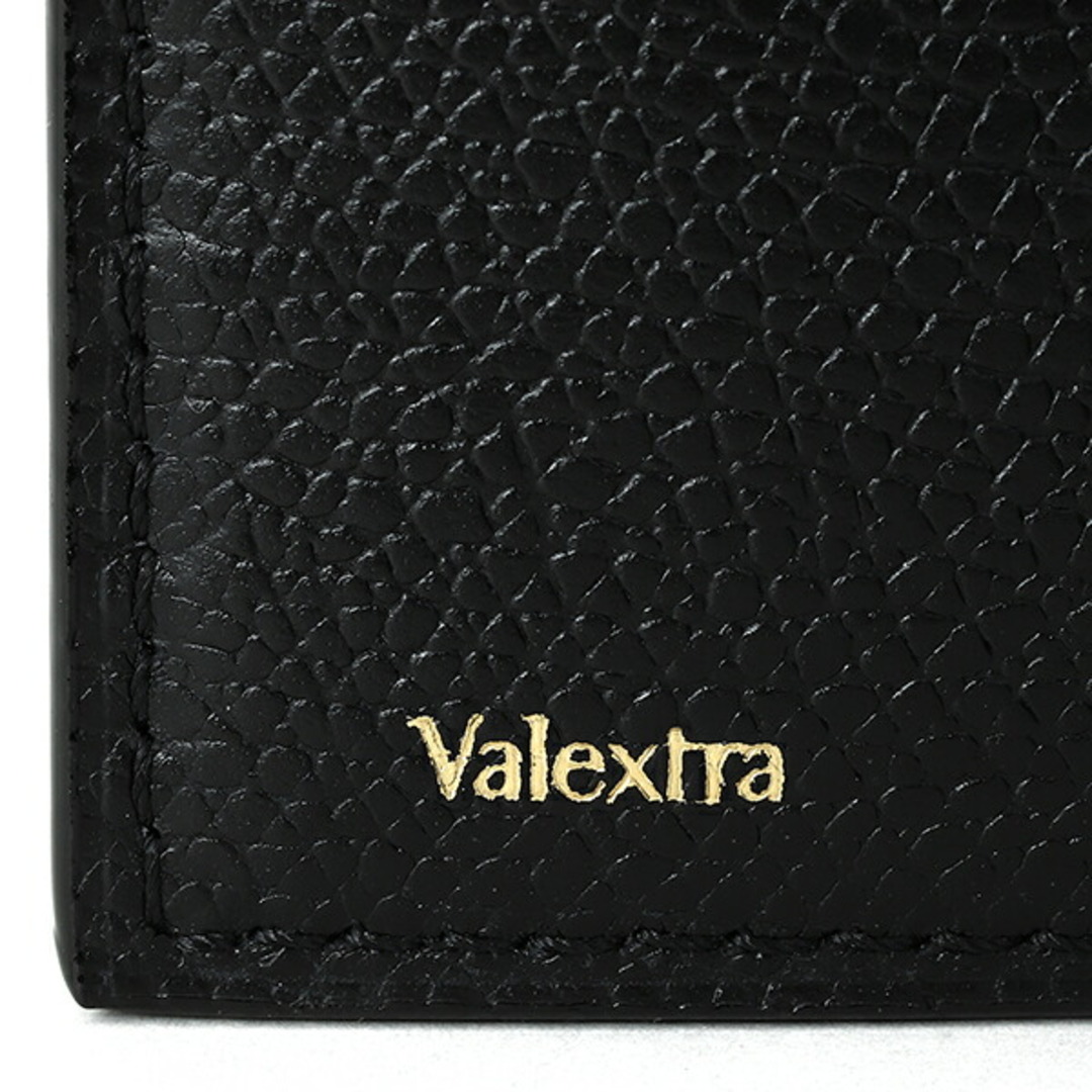 Valextra - 新品 ヴァレクストラ Valextra 2つ折り財布 ブラックの通販