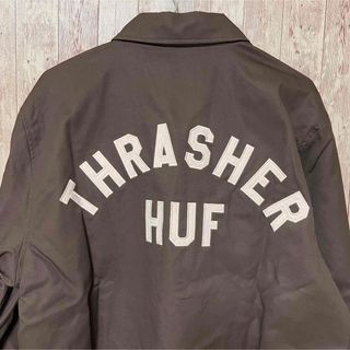 ハフ(HUF)のHUF×THRASHER ジャケット Ｌサイズ メンズ  タグ付(ナイロンジャケット)