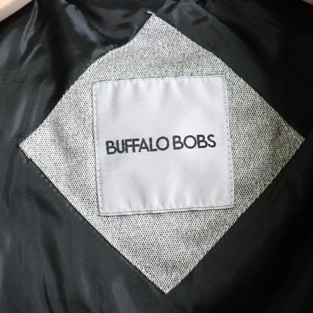 BUFFALO BOBS(バッファローボブス)のメンズダウンアウター（BUFFALOBOBS）グレー　サイズ3〜4 バッファロー メンズのジャケット/アウター(ダウンジャケット)の商品写真