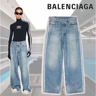 ヴィンテージ復刻 バレンシアガ パンツ デニムパンツ ジーンズ アイス