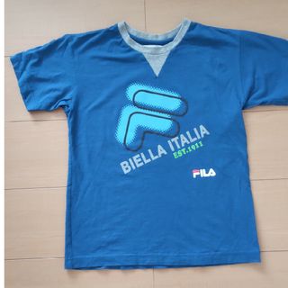 フィラ(FILA)のFILA サイズ130 青色　Tシャツ(Tシャツ/カットソー)