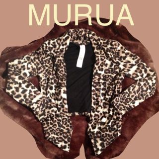 ムルーア(MURUA)の♡MURUA♡ヒョウ柄ジャケットカーデ(カーディガン)