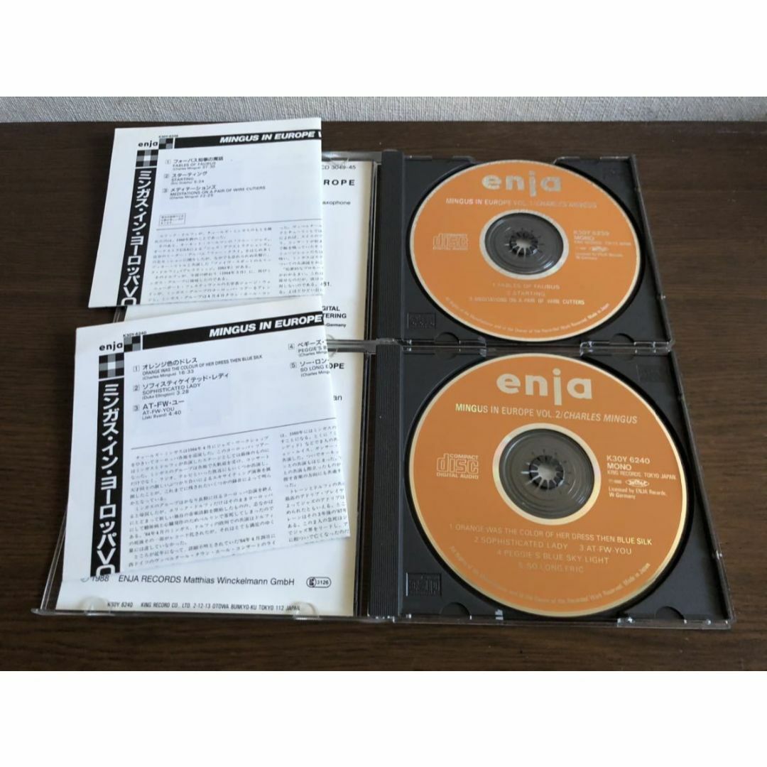 チャールス・ミンガス 「ミンガス・イン・ヨーロッパ」2タイトルセット 日本盤 帯 エンタメ/ホビーのCD(ジャズ)の商品写真