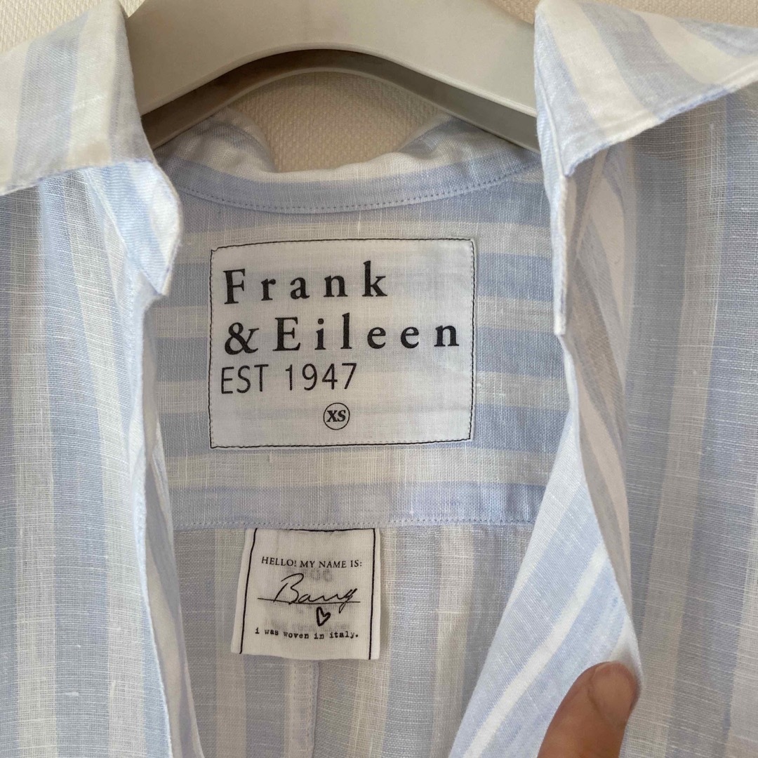 Frank&Eileen(フランクアンドアイリーン)の美品　フランクアンドアイリーン　リネンシャツ　サザビーズ レディースのトップス(シャツ/ブラウス(長袖/七分))の商品写真