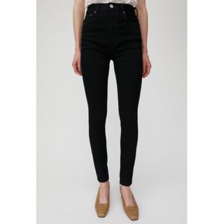 マウジー(moussy)の新品未使用ダク付きmoussyHW Rebirth BLACK SKINNY(デニム/ジーンズ)