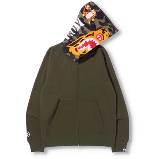 アベイシングエイプ(A BATHING APE)のTIGER FULL ZIP HOODIE (パーカー)