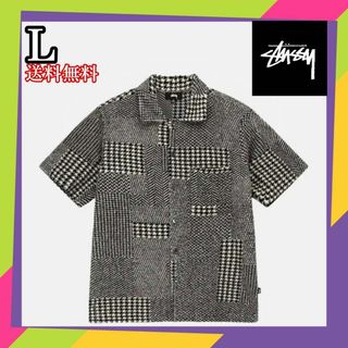 ステューシー(STUSSY)のStussy MIXED PATTERN JERSEY SHIRT L(シャツ)