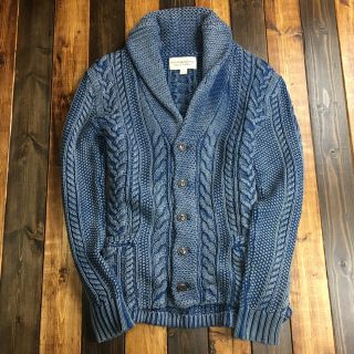 デニムアンドサプライラルフローレン(Denim & Supply Ralph Lauren)のDenim&Supply インディゴ ショールカラー カーディガン ニット(カーディガン)