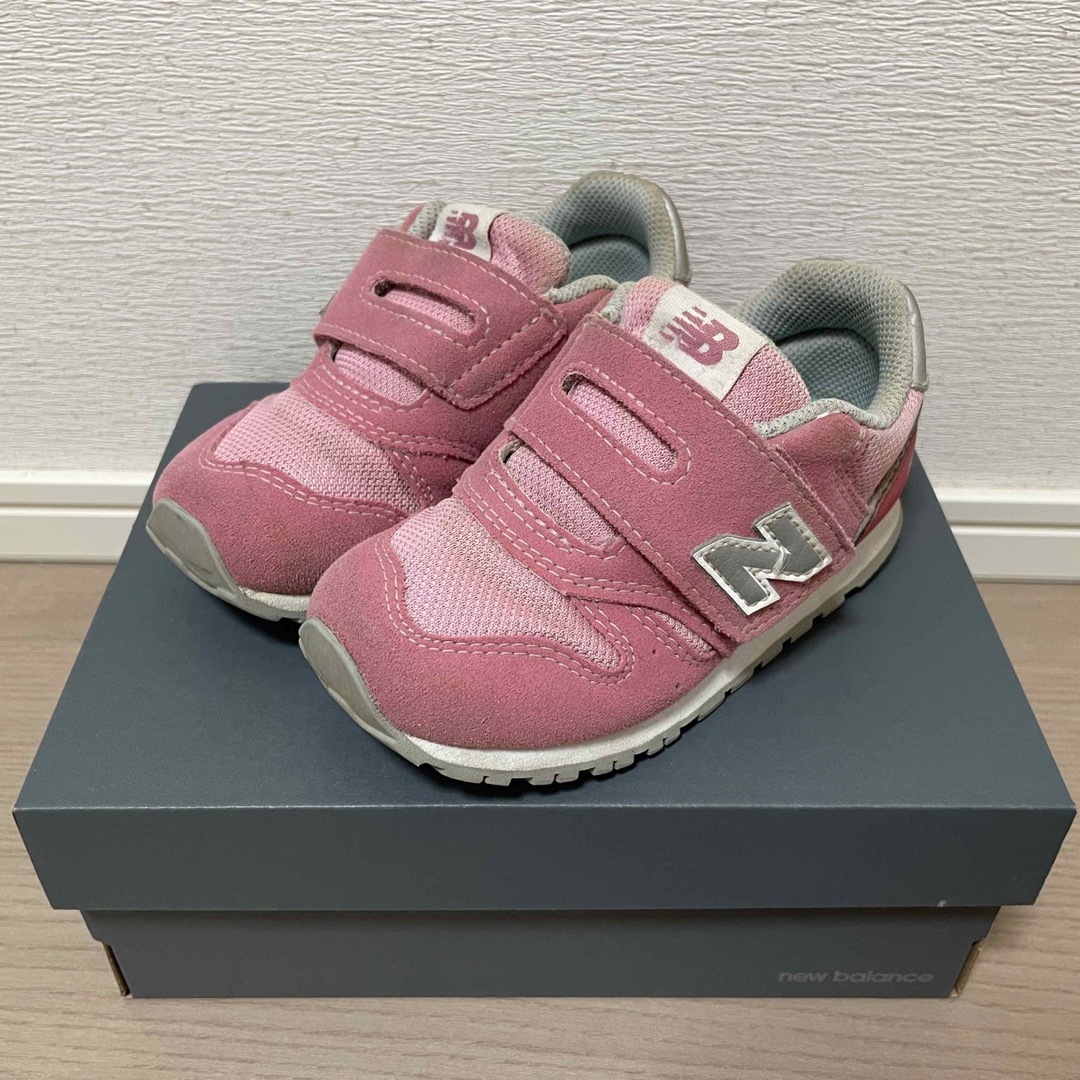 New Balance(ニューバランス)のニューバランス　IZ373 PN2　15cm 　ピンク　スニーカー キッズ/ベビー/マタニティのキッズ靴/シューズ(15cm~)(スニーカー)の商品写真