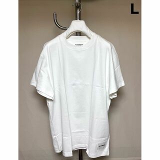 ジルサンダー(Jil Sander)の新品 L JIL SANDER 23ss パックTシャツ 白 バラ 4778(Tシャツ/カットソー(半袖/袖なし))