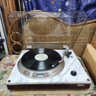 デノン(DENON)の希少！レストア大理石美品カートリッジ新品！DENONターンテーブルDP-1800(その他)