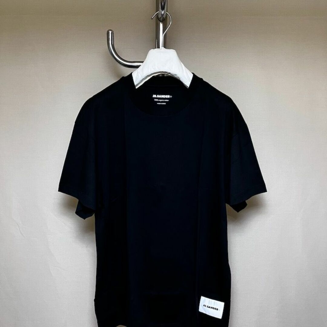 新品 M JIL SANDER 22aw パックTシャツ 黒 バラ 4292