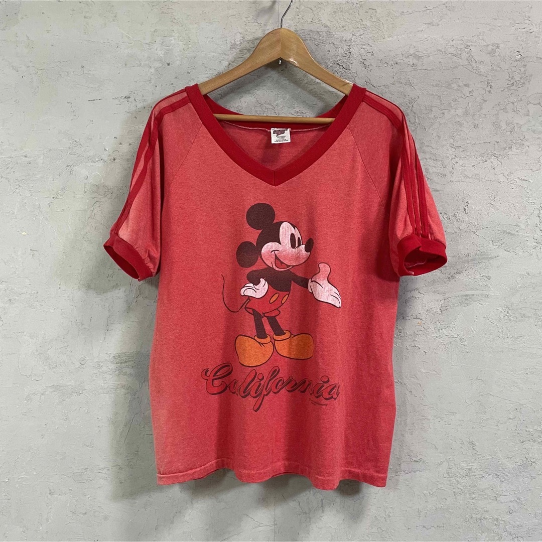 80s USA製 SHERRY'S BEST ミッキーマウス tシャツ L