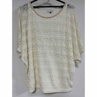 プロポーションボディドレッシング(PROPORTION BODY DRESSING)のプロポーションボディドレッシング カットソー 半袖 レース　Tシャツ(カットソー(半袖/袖なし))