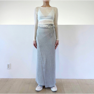 エディットフォールル(EDIT.FOR LULU)のbaserange brig skirt(ロングスカート)