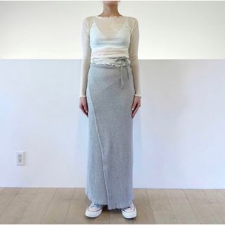 エディットフォールル(EDIT.FOR LULU)のbaserange brig skirt(ロングスカート)