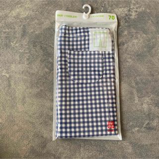 ユニクロ(UNIQLO)の【新品】UNIQLO ユニクロ ベビー 70cm ギンガムチェック レギンス(パンツ)