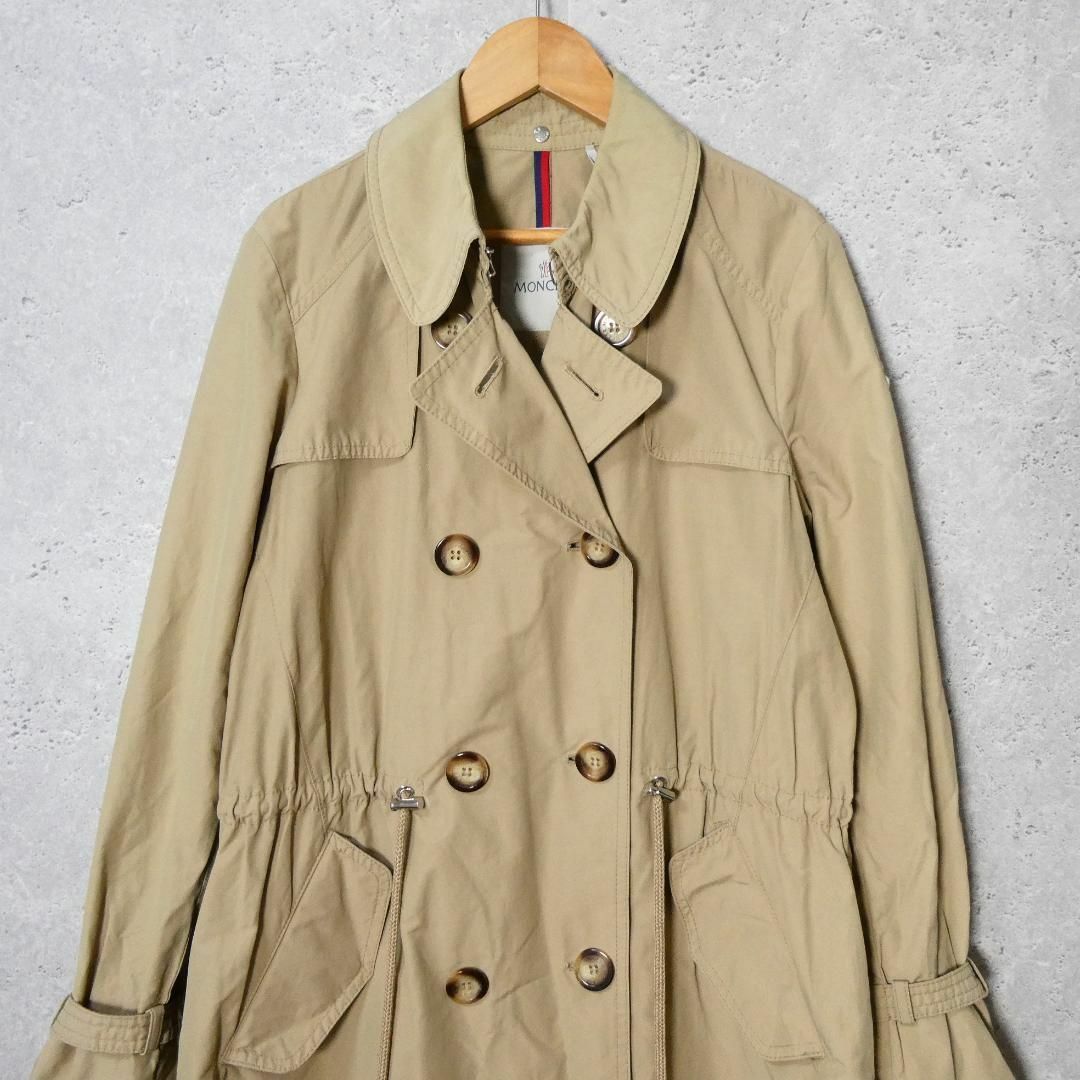 良品 綺麗 MONCLER TARIEC ロング丈 トレンチコート-