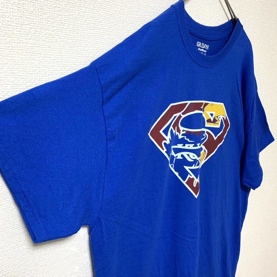 GILDAN(ギルタン)のUS古着 ギルダン Tシャツ カレッジ カンザス大 XL バスケ ゆるだぼ   メンズのトップス(Tシャツ/カットソー(半袖/袖なし))の商品写真