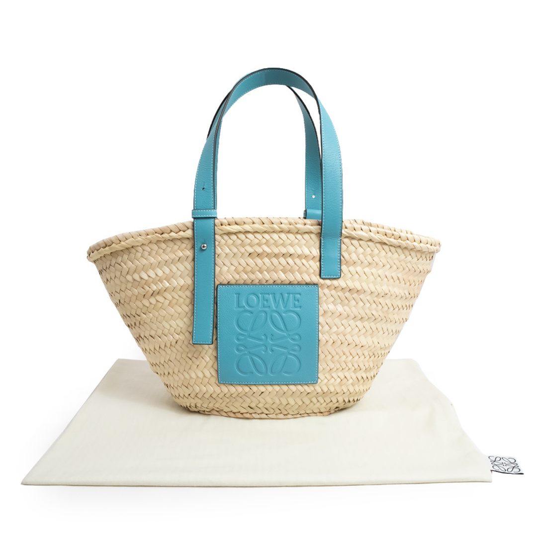 LOEWE - ロエベ バスケット ミディアム かご トートバッグ ヤシの葉