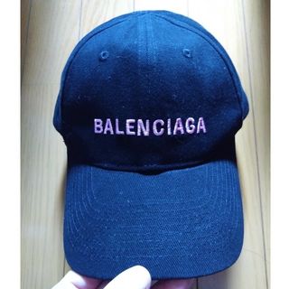 バレンシアガ(Balenciaga)のBALENCIAGA  ピンクロゴ キャップ(キャップ)