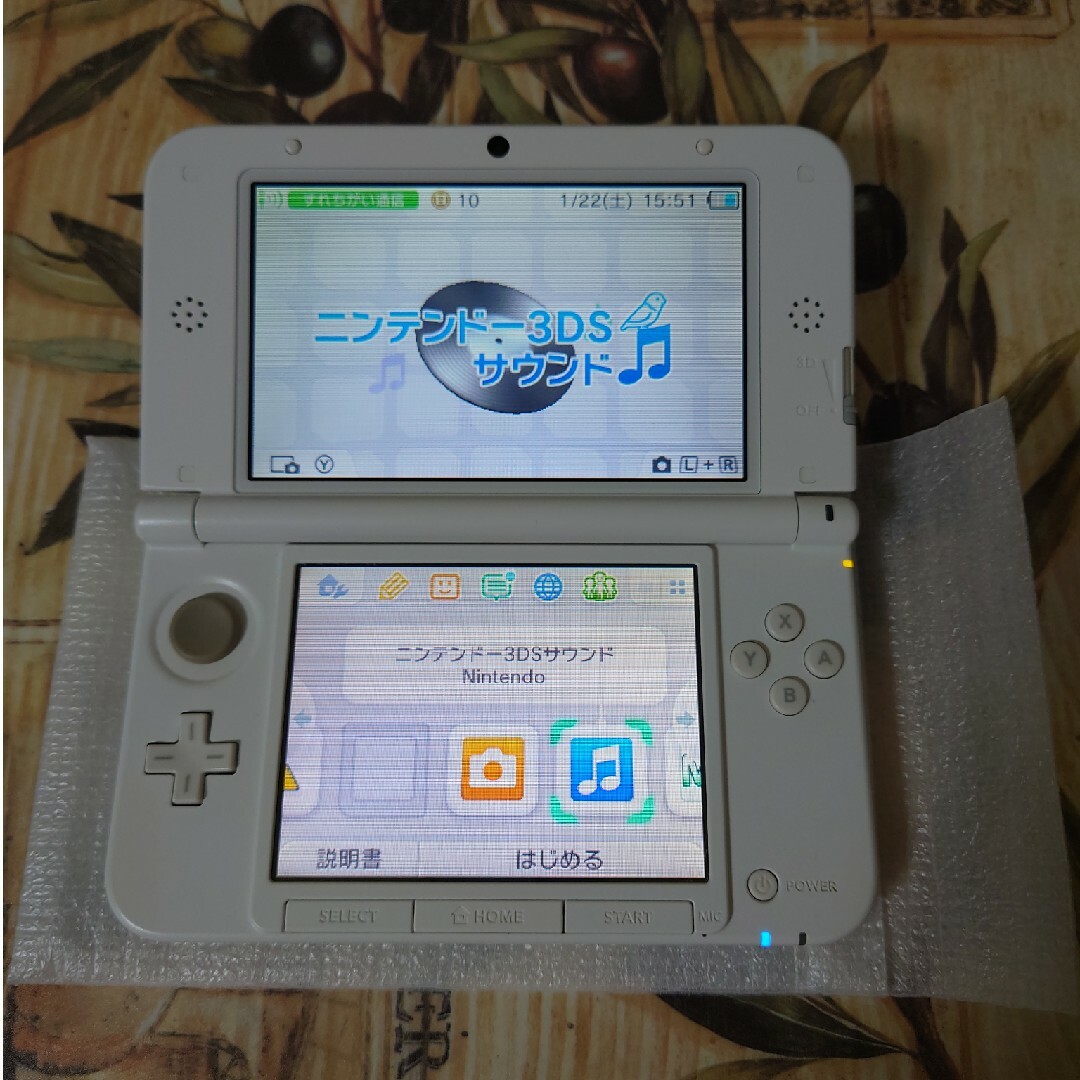 ニンテンドー 3DS LL ホワイト3DS