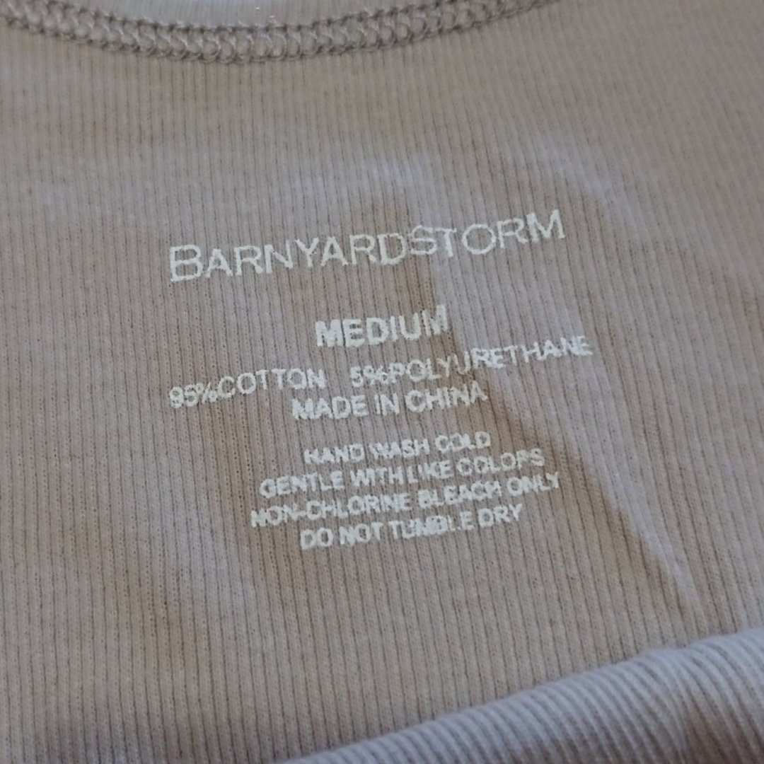 BARNYARDSTORM(バンヤードストーム)の【新品】BARNYARDSTORM  バンヤードストーム タンクトップ レディースのトップス(タンクトップ)の商品写真