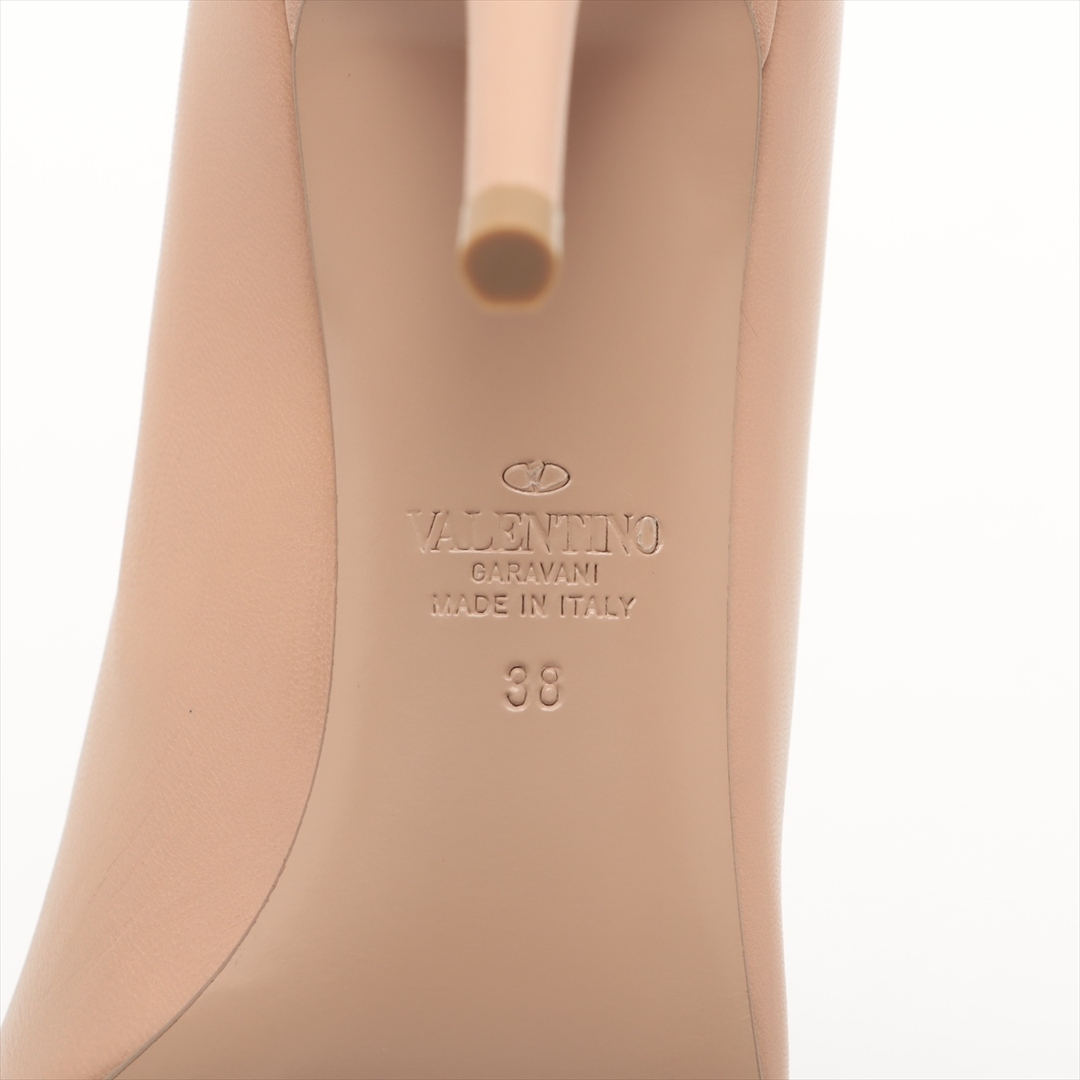 valentino garavani(ヴァレンティノガラヴァーニ)のヴァレンティノガラヴァーニ  レザー×パテント 38 ピンク レディース レディースの靴/シューズ(ハイヒール/パンプス)の商品写真
