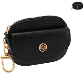 トリーバーチ(Tory Burch)のトリーバーチ TORY BURCH コイン&カードケース ROBINSON ロビンソン キーフック付き ミニポーチ マルチケース 2023年秋冬新作 137153 0014 (名刺入れ/定期入れ)