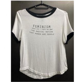 エイチアンドエイチ(H&H)のH&M ショート丈　ロゴTシャツ(Tシャツ(半袖/袖なし))