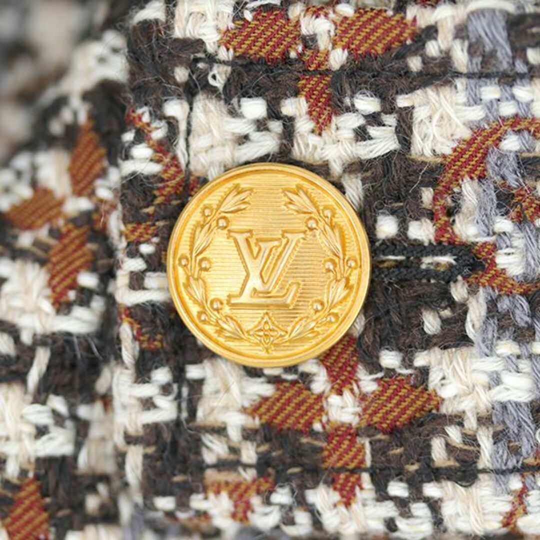 LOUIS VUITTON(ルイヴィトン)のルイヴィトン ワンピース ドレス 36サイズ モノグラム ツイード 5389 レディースのワンピース(ミニワンピース)の商品写真