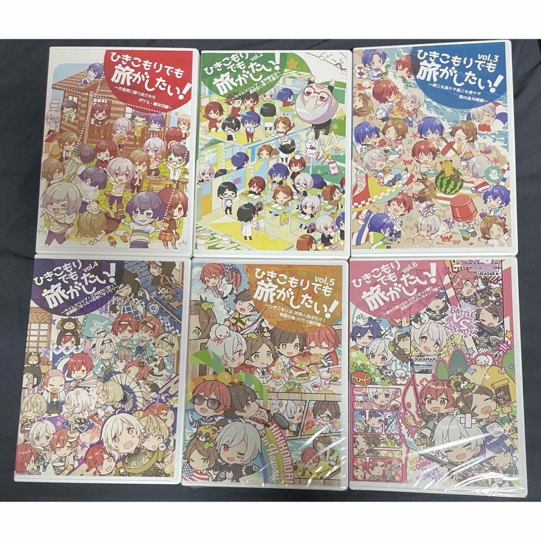 ひきこもりでも旅がしたい！DVD1~6セット 缶バッジ付き(vol.2以外)