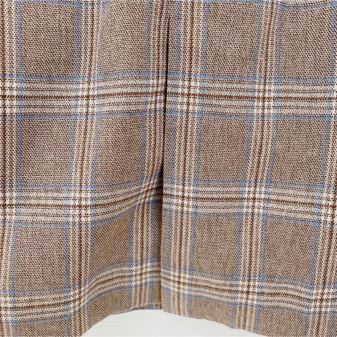 【全日本婦人子供服工業組合連合会】グレンチェック タイトスカート 膝丈 レディースのスカート(ひざ丈スカート)の商品写真