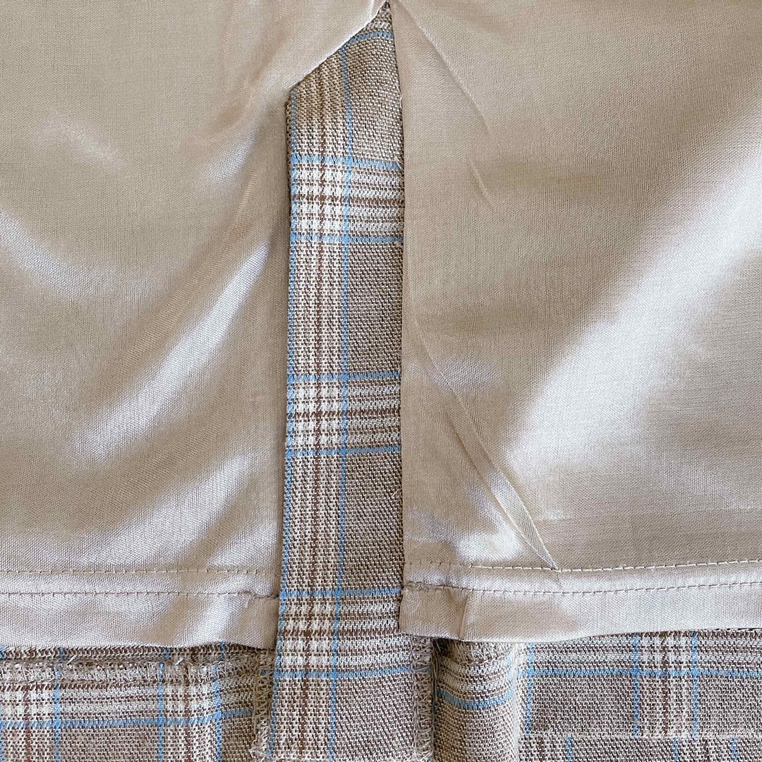 【全日本婦人子供服工業組合連合会】グレンチェック タイトスカート 膝丈 レディースのスカート(ひざ丈スカート)の商品写真