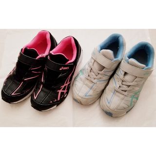 アシックス(asics)の22.5cm　asics　レーザービーム　2足セット　女の子(スニーカー)