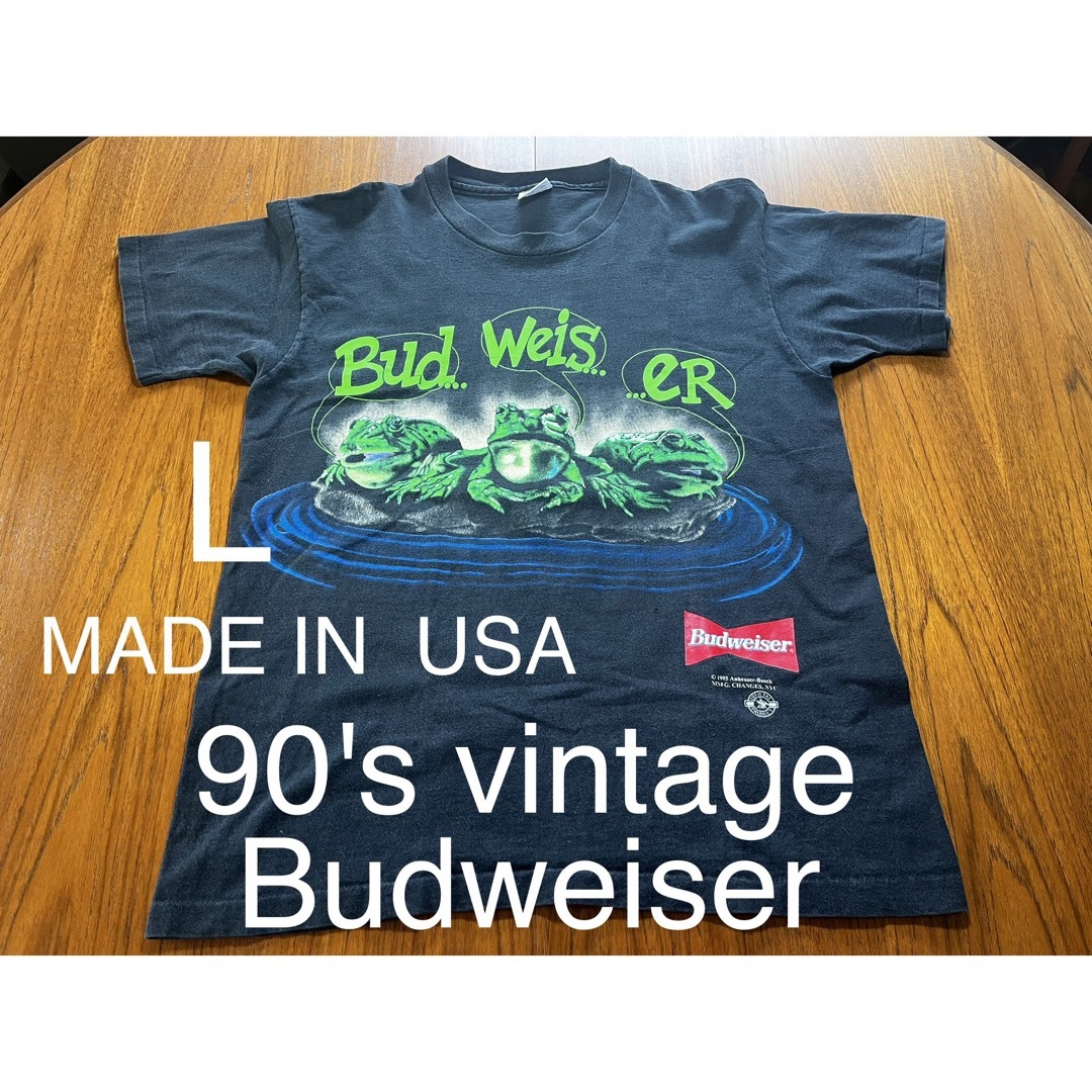 メンズ人気！ヴィンテージ  Budweiser Tシャツ　Marlboro Snake