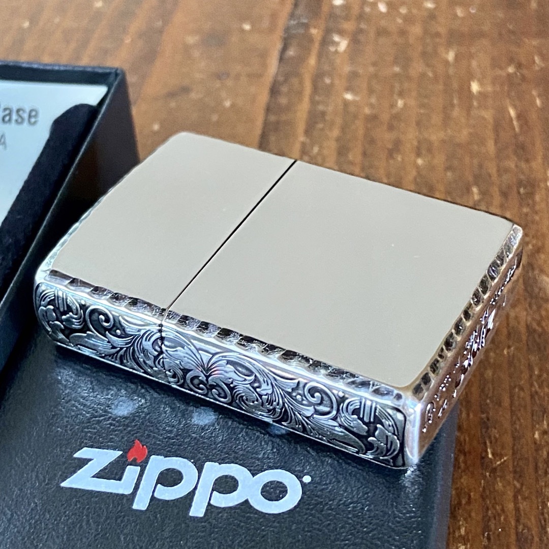 ZIPPO(ジッポー)の新品 Zippo アーマー 3面 アラベスク 銀メッキいぶし ジッポー メンズのファッション小物(タバコグッズ)の商品写真