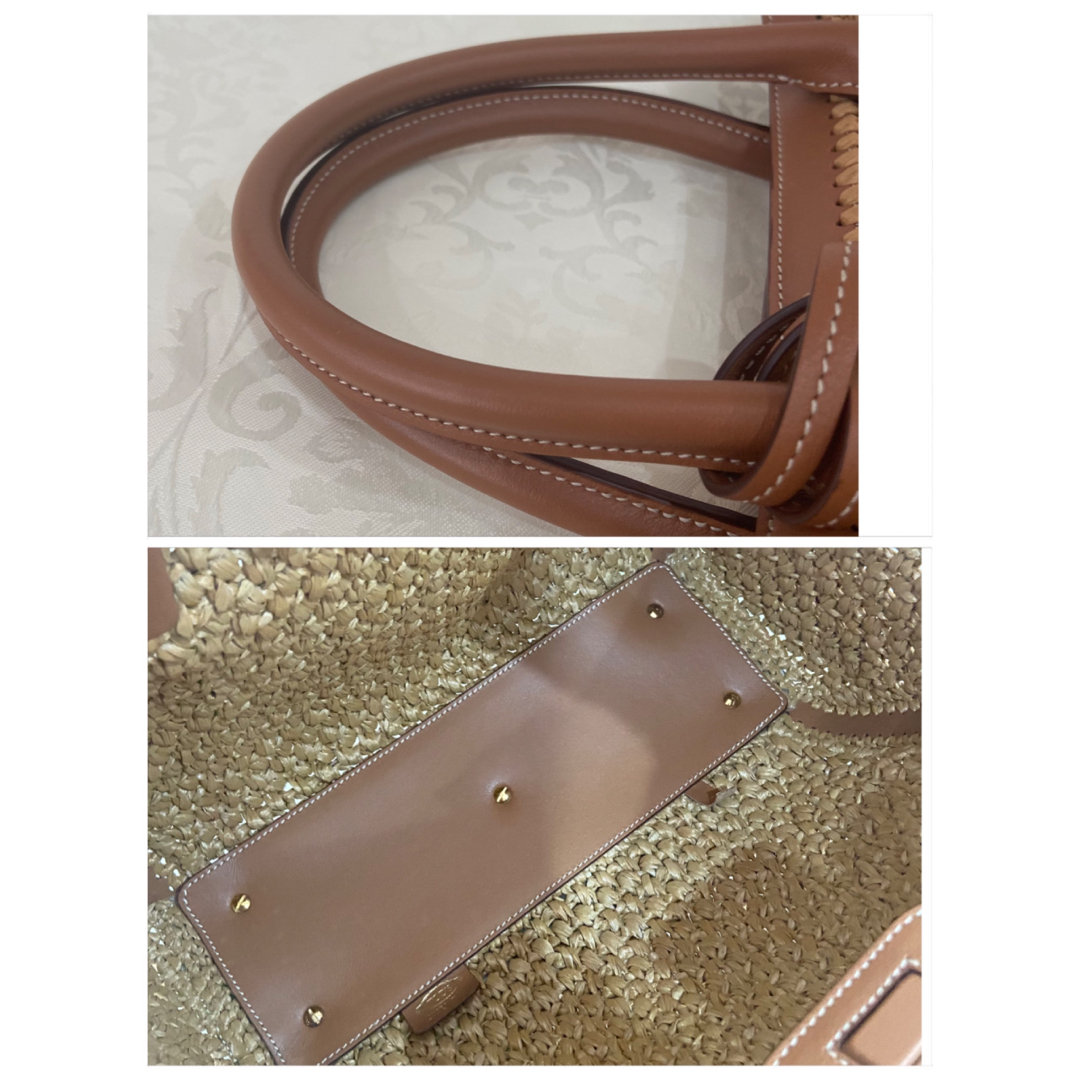 TOD'S - 【極美品】トッズ Tod's トートバッグ ラフィア TOD'S - 【極美品】トッズ Tod's トートバッグ ラフィア