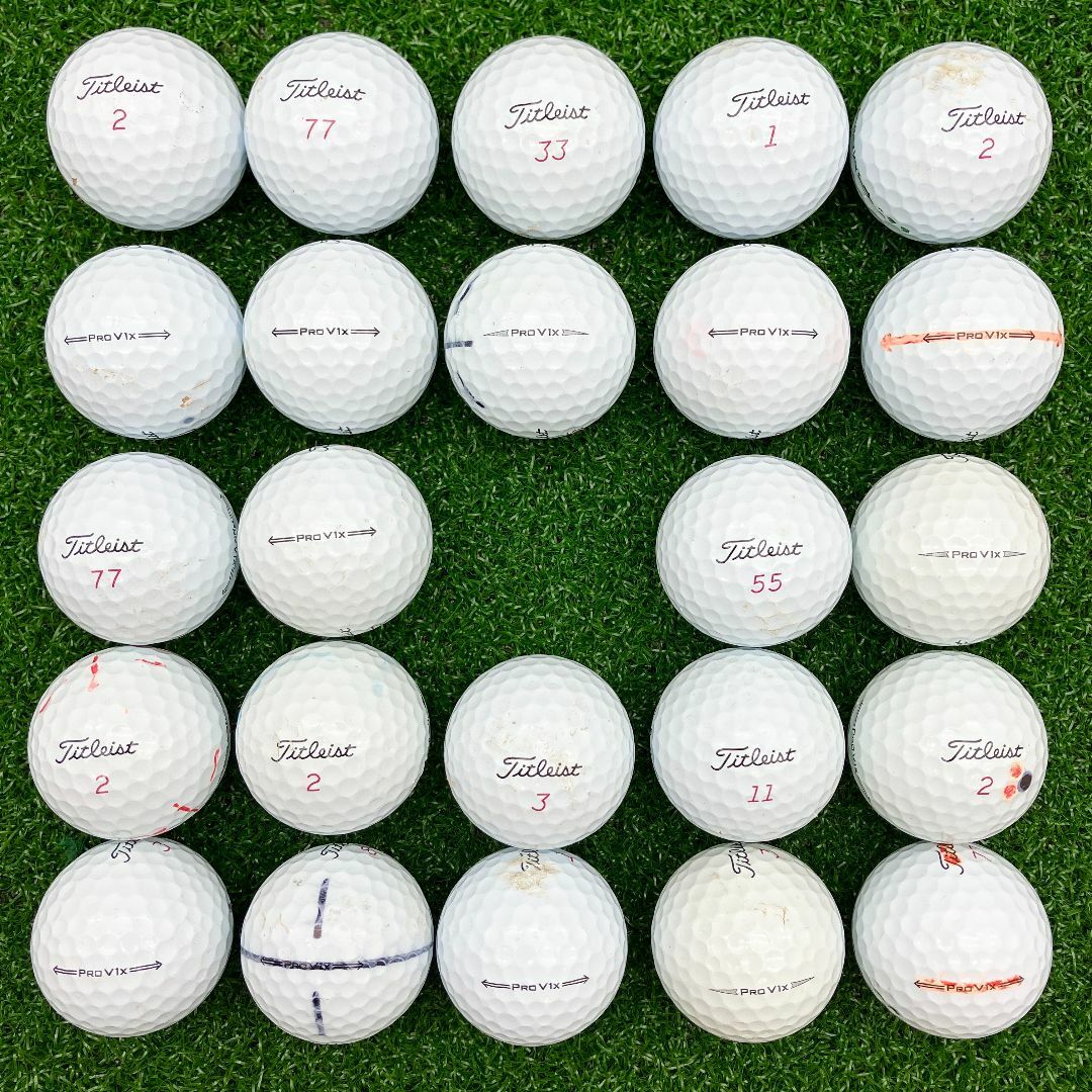 Titleist(タイトリスト)の【 Titleist 】【 B球 ロストボール 】 PRO V1X 年式混合  スポーツ/アウトドアのゴルフ(その他)の商品写真