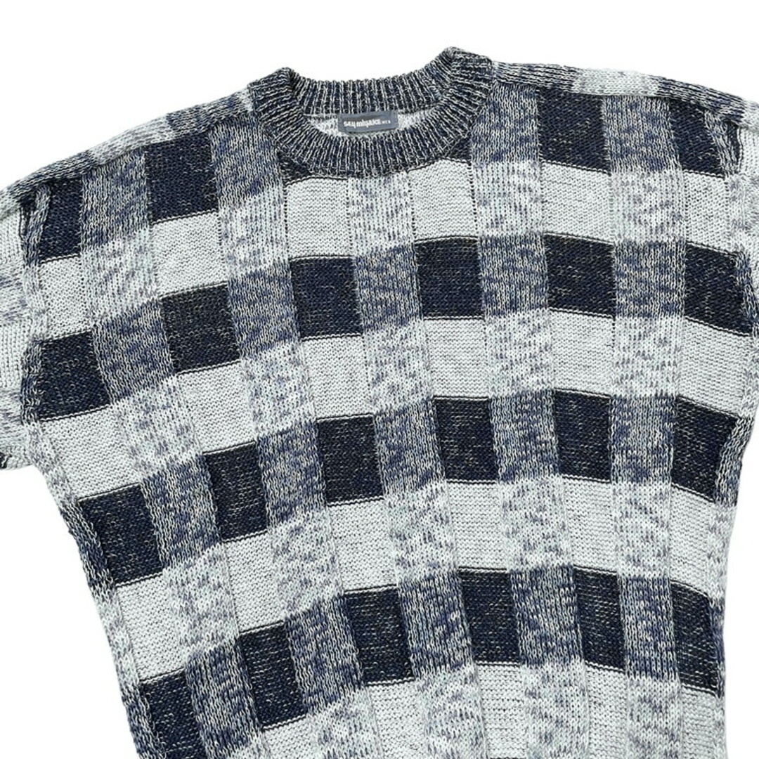 ISSEY MIYAKE MEN 80s リネンコットンプリーツサマーニット 2