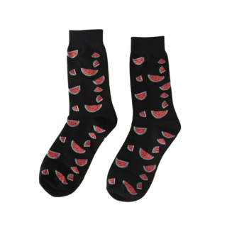 スイカ デザイン クルーソックス ユニセックス 靴下 socks sox(ソックス)