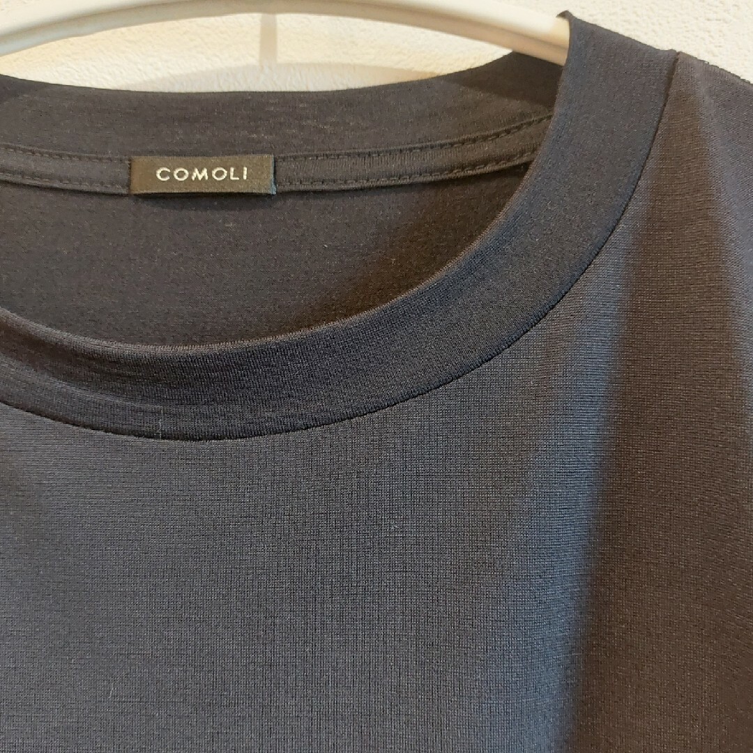 COMOLI - COMOLI 23SS サマーウール天竺 Tシャツ ネイビー 3の通販 by 