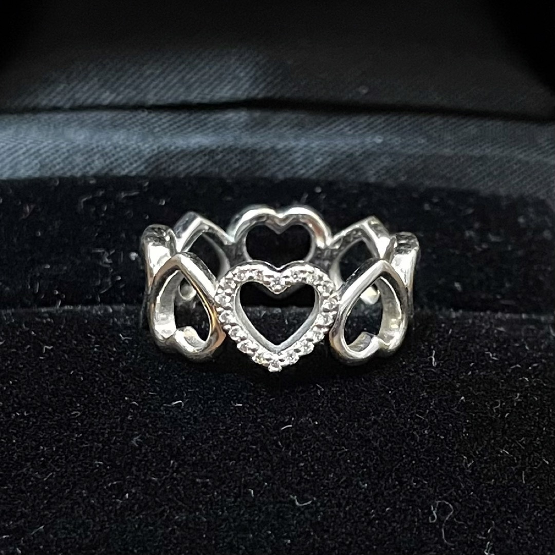 TIFFANY ティファニー メトロハートリング PT950 - リング TIFFANY ティファニー メトロハートリング PT950 - リング
