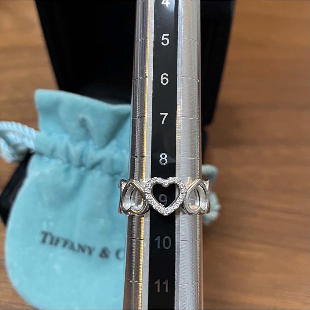 Tiffany & Co. - ティファニー メトロハートリング K18WG サイズ 9号