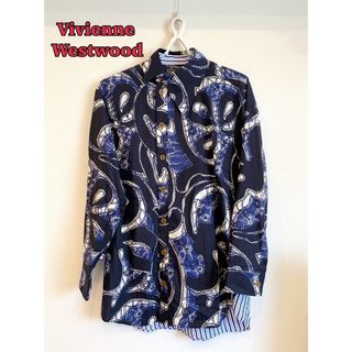 ヴィヴィアンウエストウッド(Vivienne Westwood)のヴィヴィアンウエストウッド　長袖シャツ　総柄　日本製(シャツ)