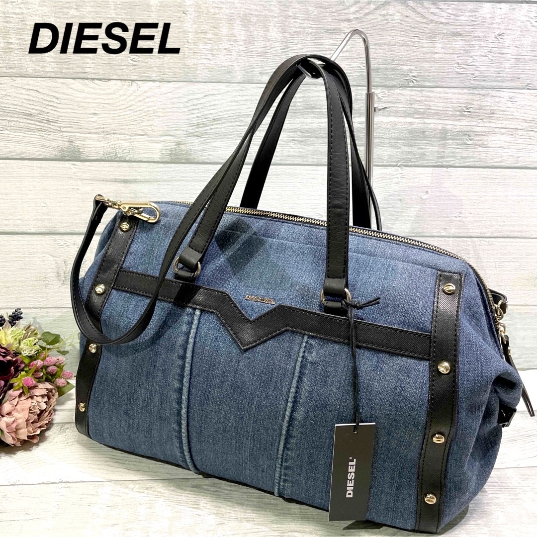 【新品未使用】DIESELディーゼル2wayデニムショルダーバッグ トートバッグ