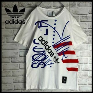 アディダス(adidas)の【希少デザイン】アディダスTシャツ　ワールドカップサッカー　アメカジ　限定レア(Tシャツ/カットソー(半袖/袖なし))