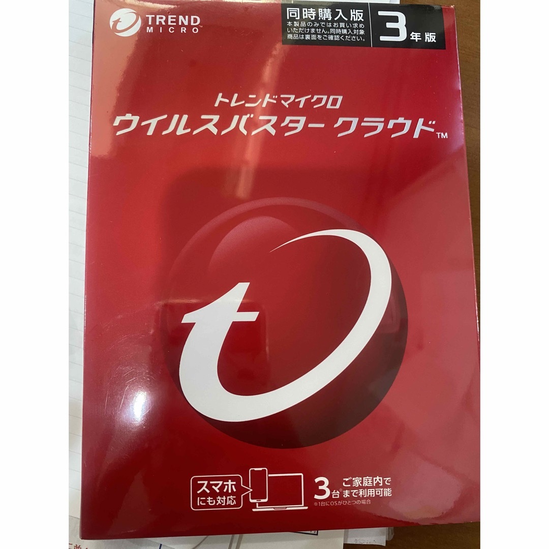 PC周辺機器トレンドマイクロ ウイルスバスター クラウド 3年3台版