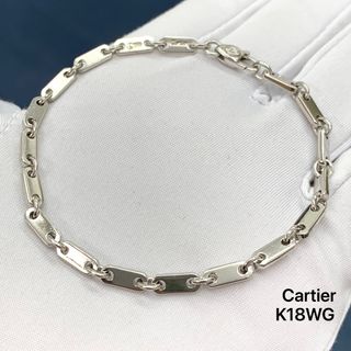 カルティエ ブレスレット フィガロ チェーン Cartier K18WG