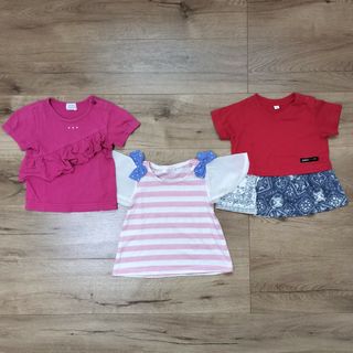 あやや様専用★ベビー　トップス　セット　女の子　80cm(Ｔシャツ)